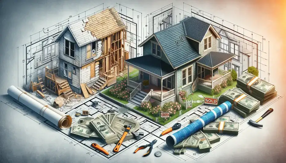 How to Flip Houses for Profit: A Step-by-Step Guide to Successful Real Estate Renovations and Investment — article illustration