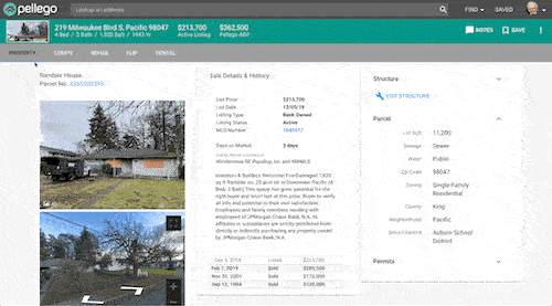Pellego’s flip and rental magic finding renovated comps and estimating value